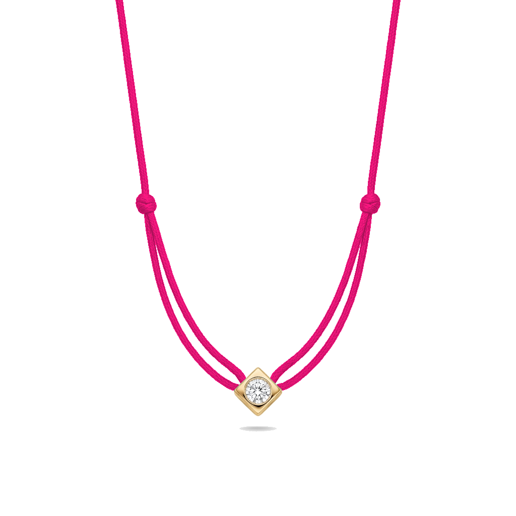ll-cord:cubix-necklace:FLUO PINK