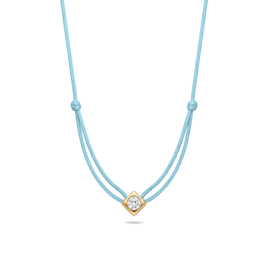 ll-cord:cubix-necklace:LIGHT BLUE