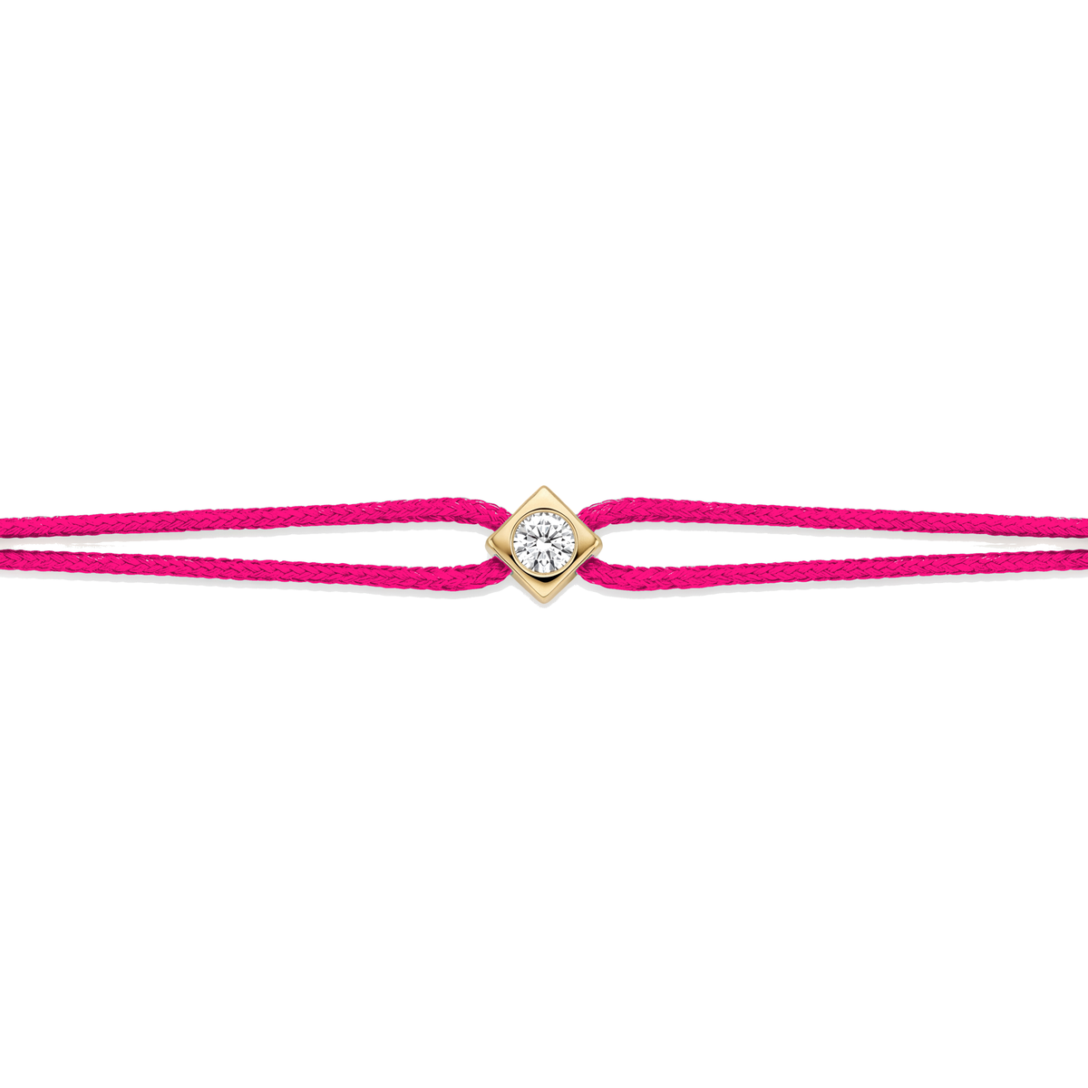 ll-cord:cubix-bracelet:FLUO PINK