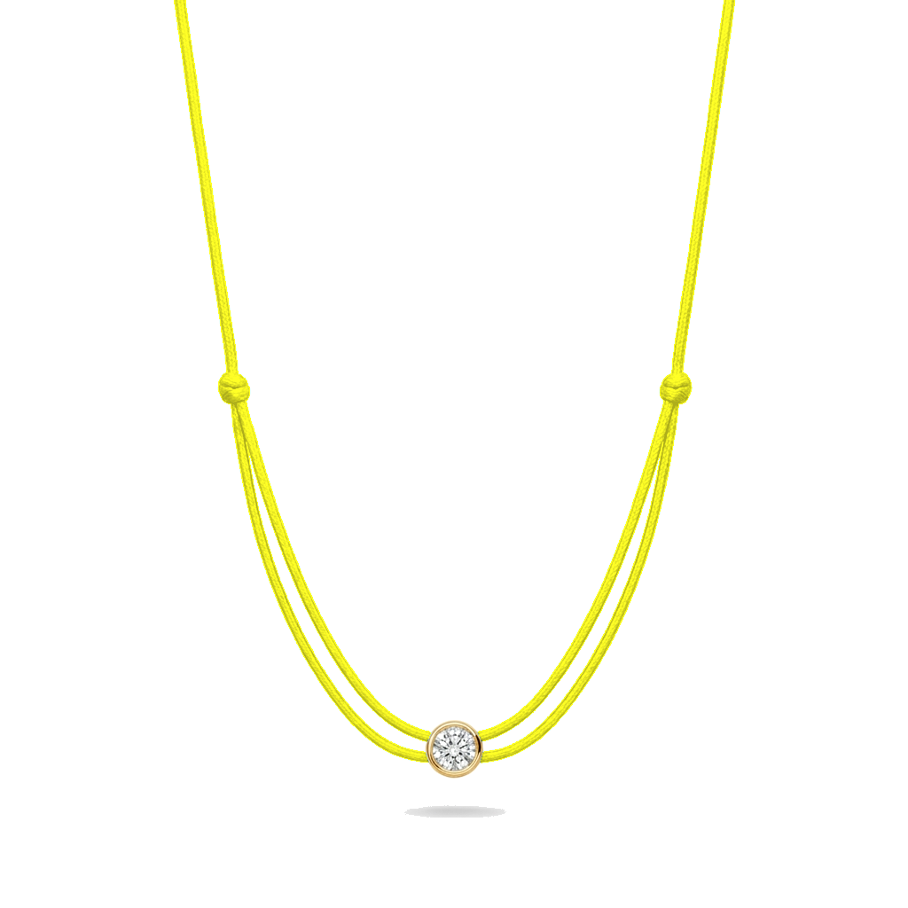 ll-cord:cuty-necklace:FLUO YELLOW