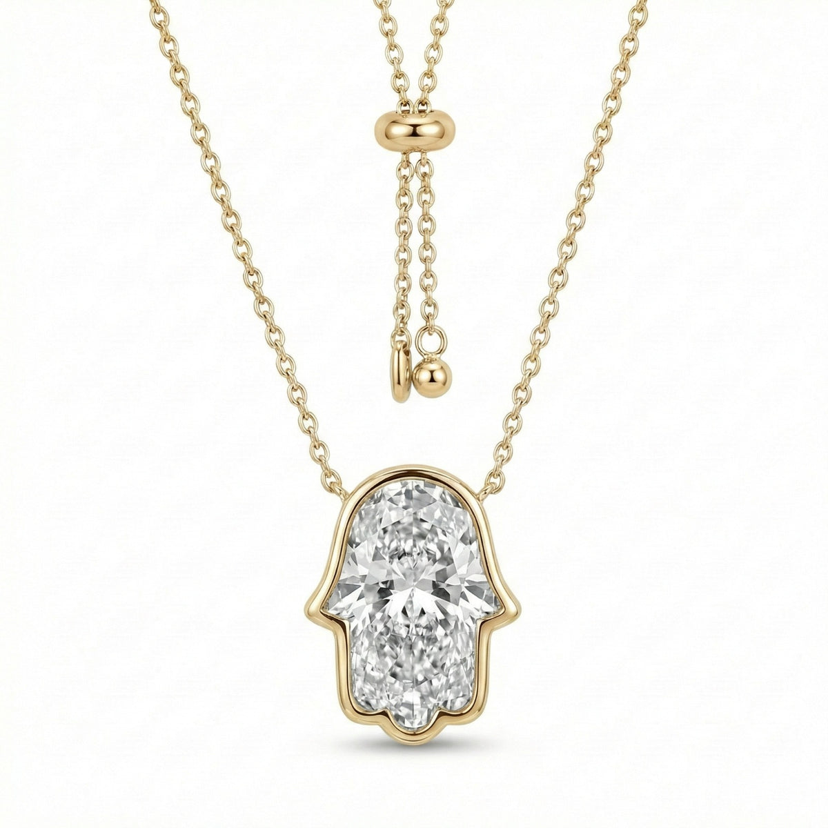 ll-metal:holy-necklace-hamsa-down:Yellow