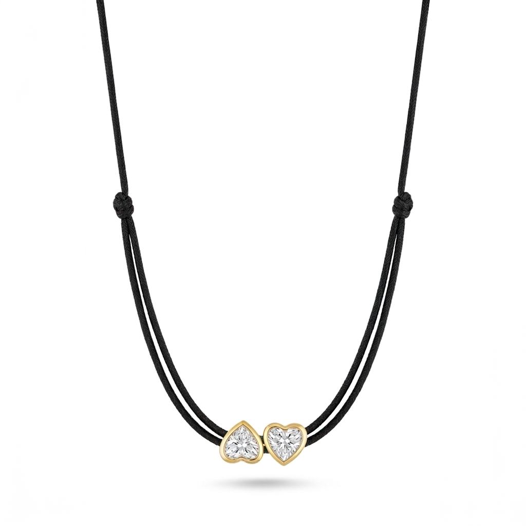 ll-cord:matchy-heart-necklace:Black