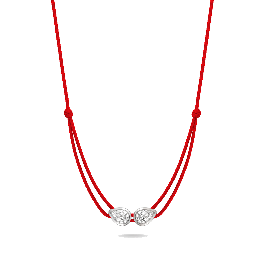 ll-cord:matchy-pear-necklace:Red