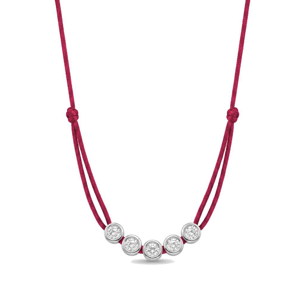 ll-cord:multi-five-necklace:Bordeaux