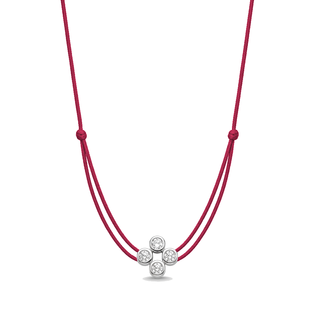 ll-cord:multi-four-necklace:Bordeaux
