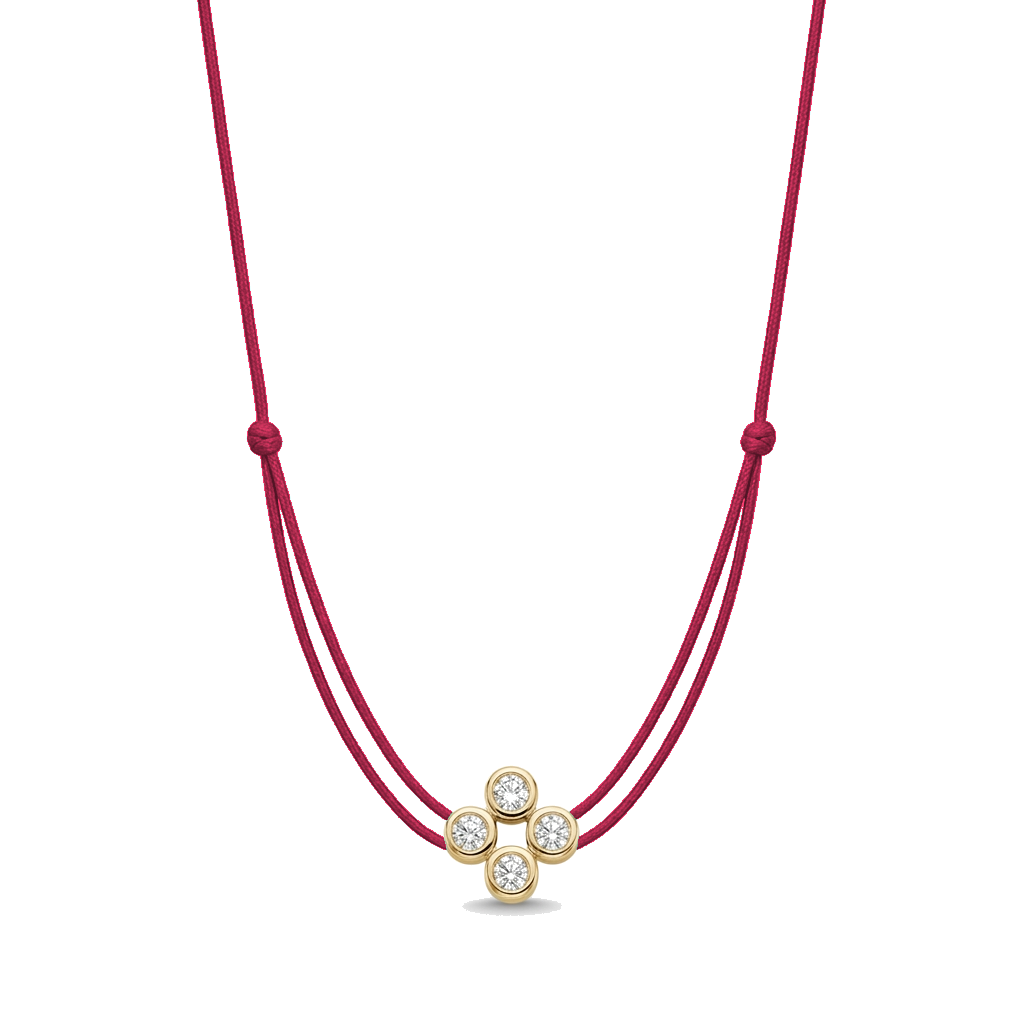 ll-cord:multi-four-necklace:Bordeaux