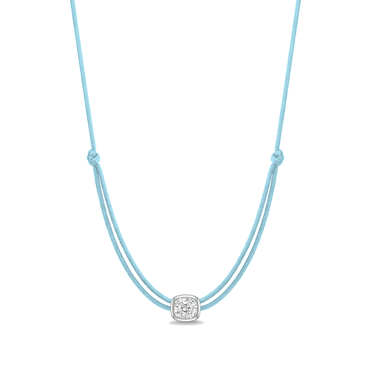 ll-cord:shapy-shine-long-cushion-necklace:Light Blue