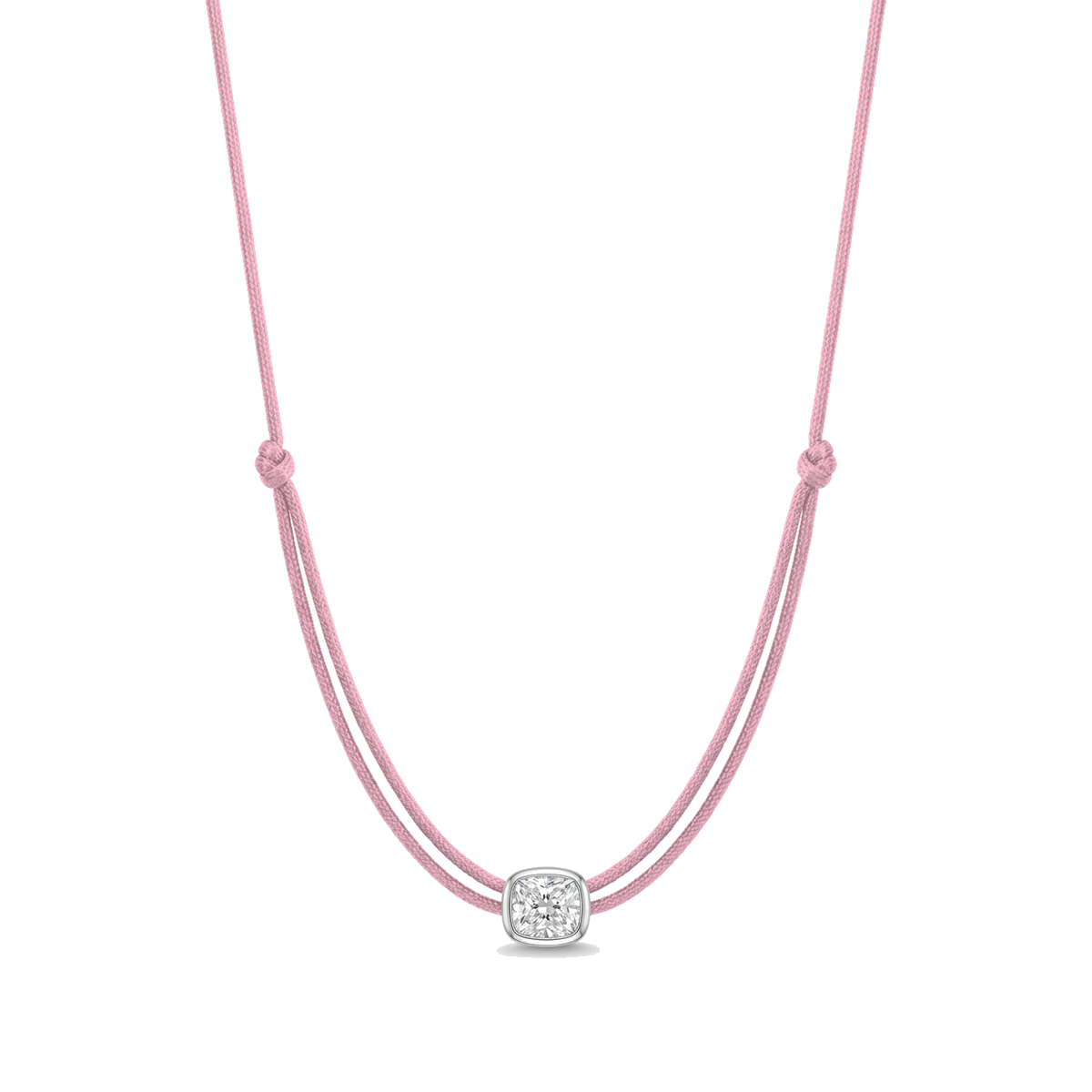 ll-cord:shapy-shine-long-cushion-necklace:Baby Pink