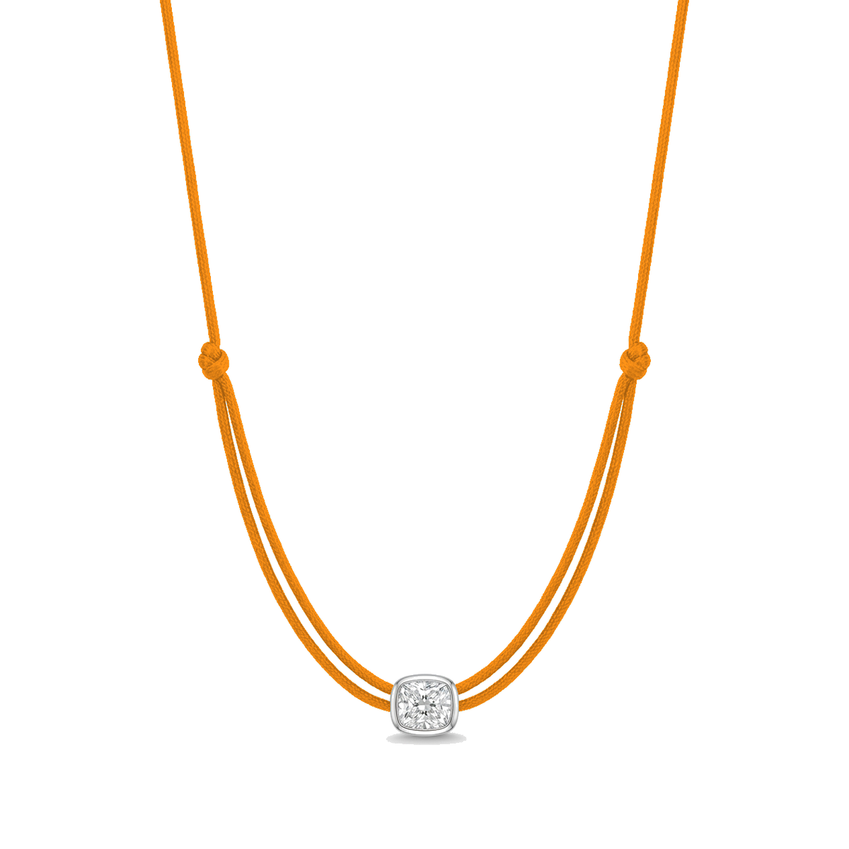 ll-cord:shapy-shine-long-cushion-necklace:Orange