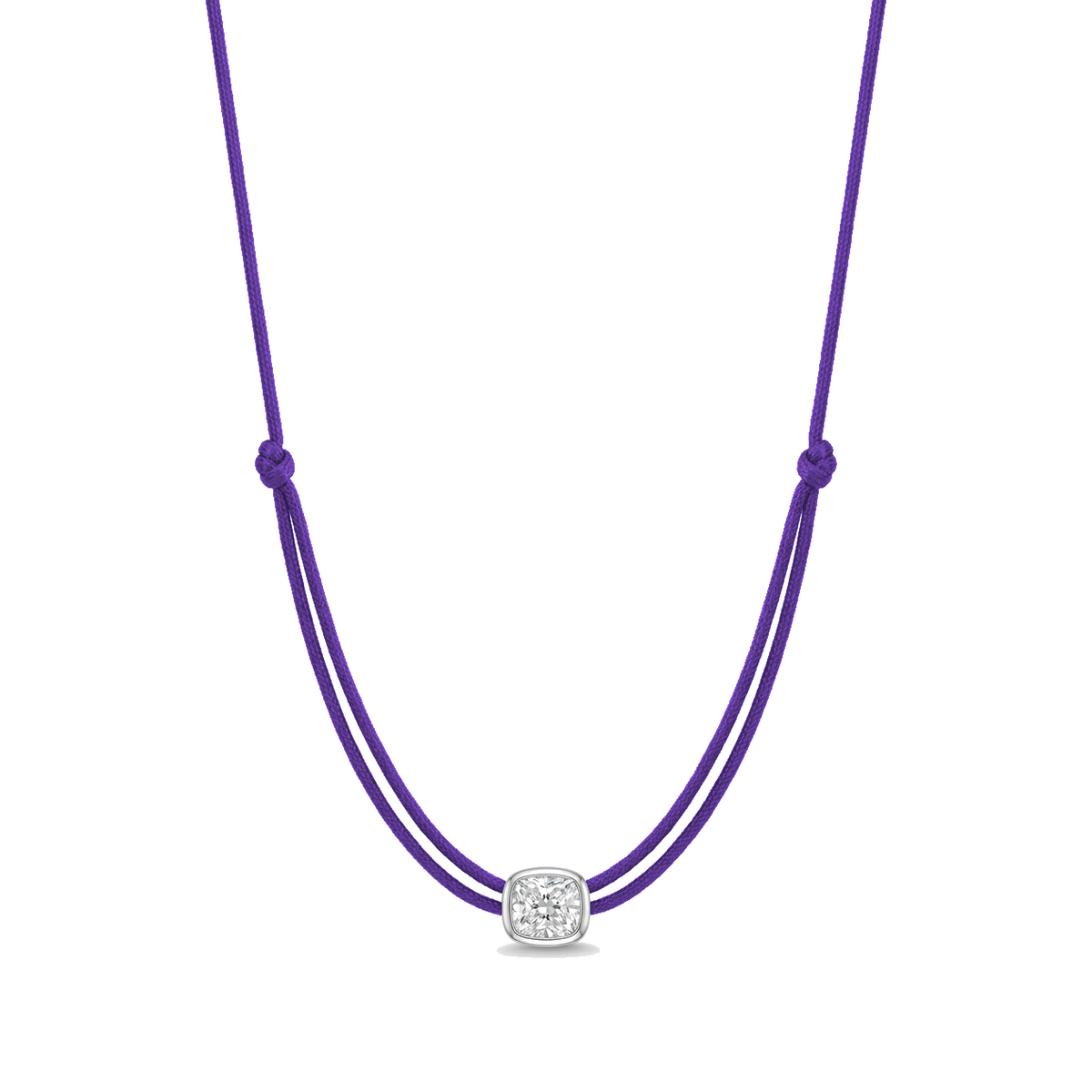 ll-cord:shapy-shine-long-cushion-necklace:Purple