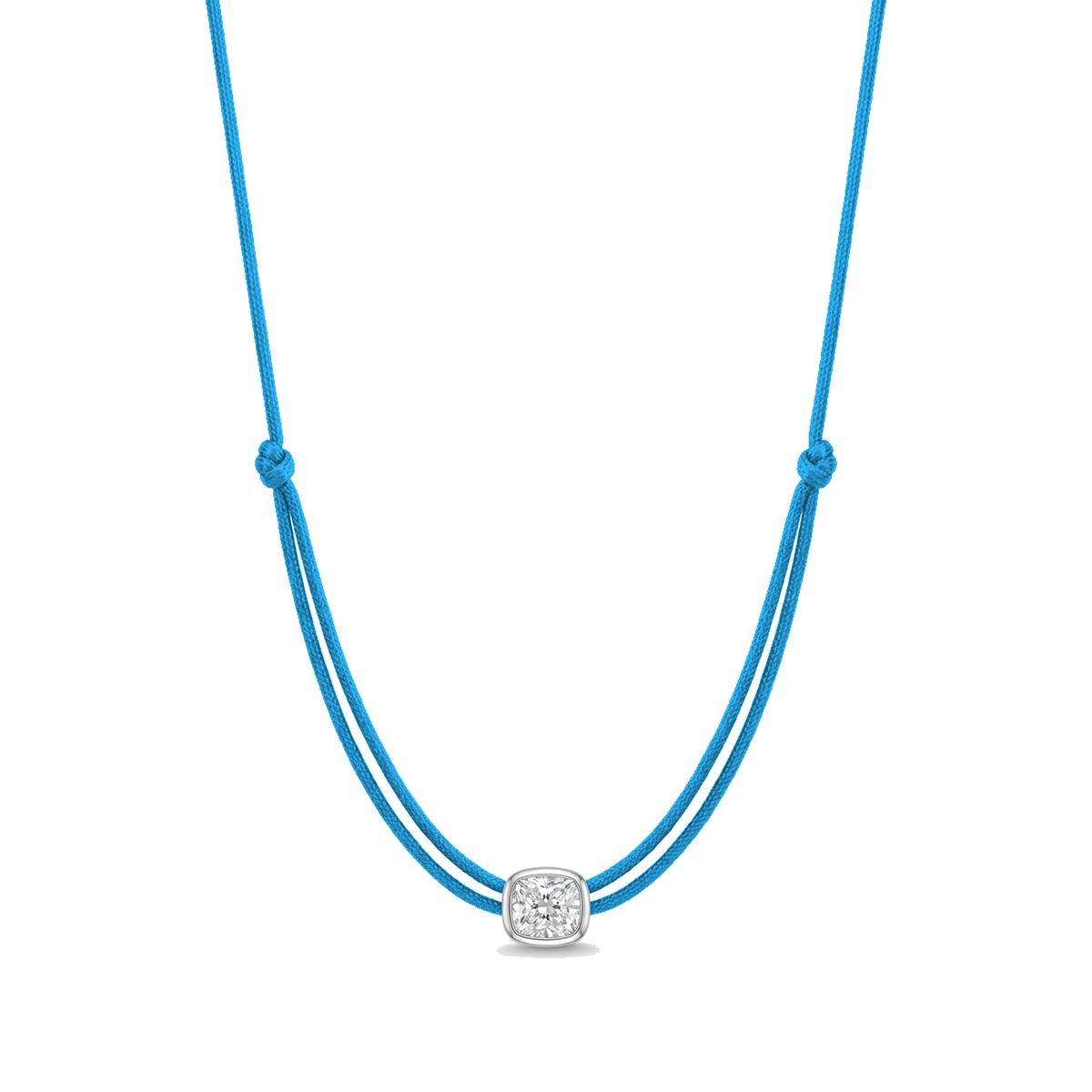 ll-cord:shapy-shine-long-cushion-necklace:Turq Blue
