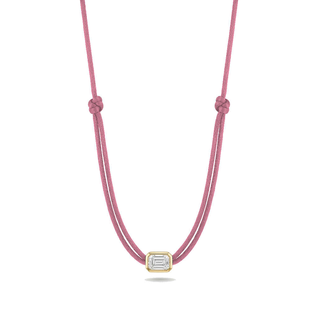 ll-cord:shapy-shine-emerald-necklace:Old Pink