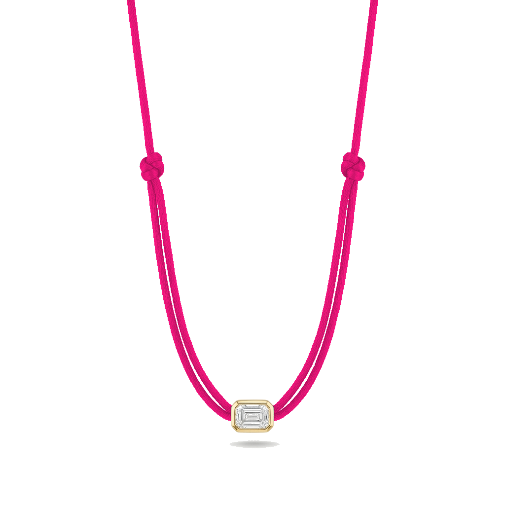 ll-cord:shapy-shine-emerald-necklace:Fluo Pink