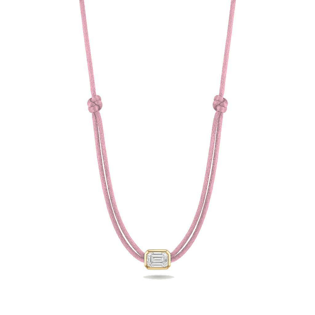 ll-cord:shapy-shine-emerald-necklace:Baby Pink
