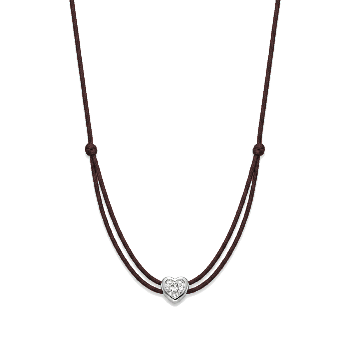 ll-cord:shapy-shine-heart-necklace:Brown