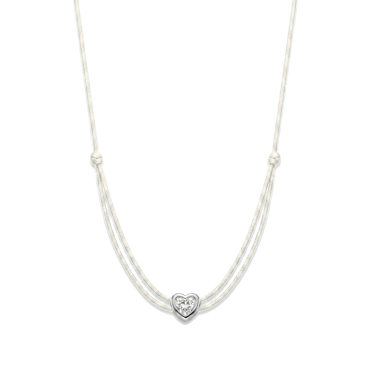 ll-cord:shapy-shine-heart-necklace:Ivory