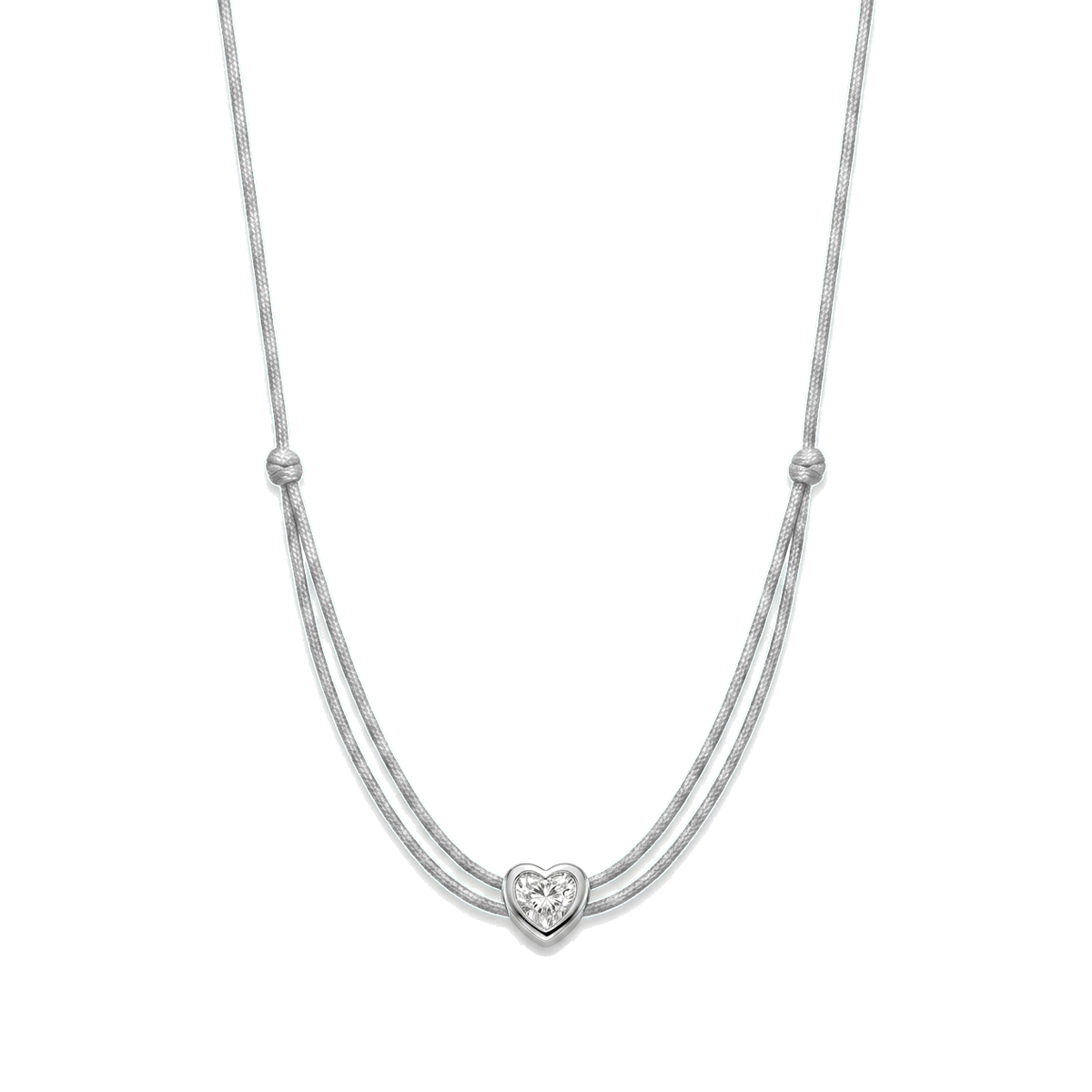 ll-cord:shapy-shine-heart-necklace:Silver Grey