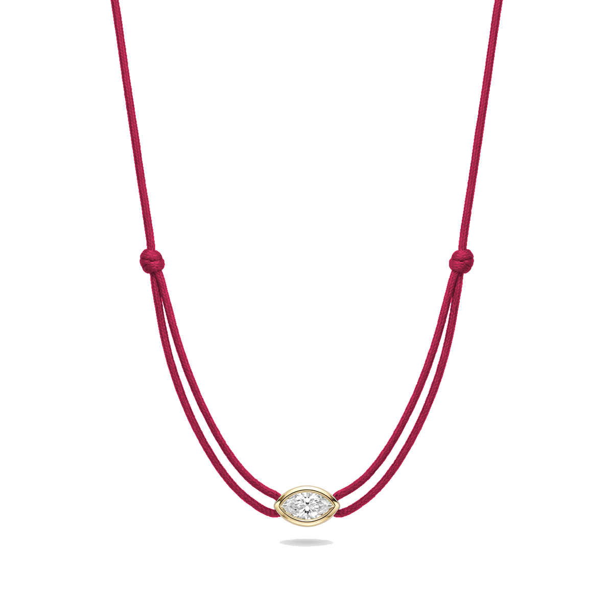 ll-cord:shapy-shine-marquise-necklace:Bordeaux