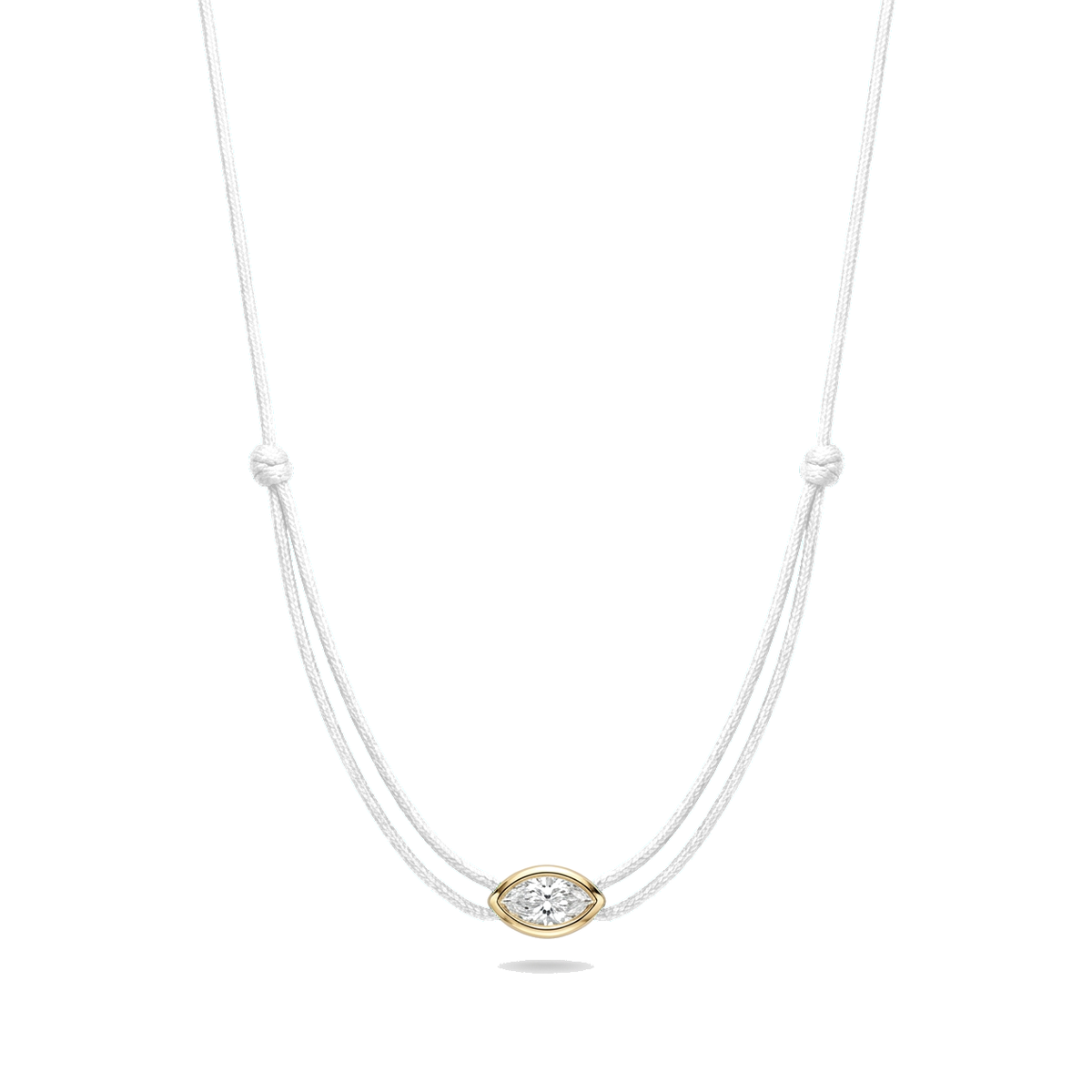 ll-cord:shapy-shine-marquise-necklace:White
