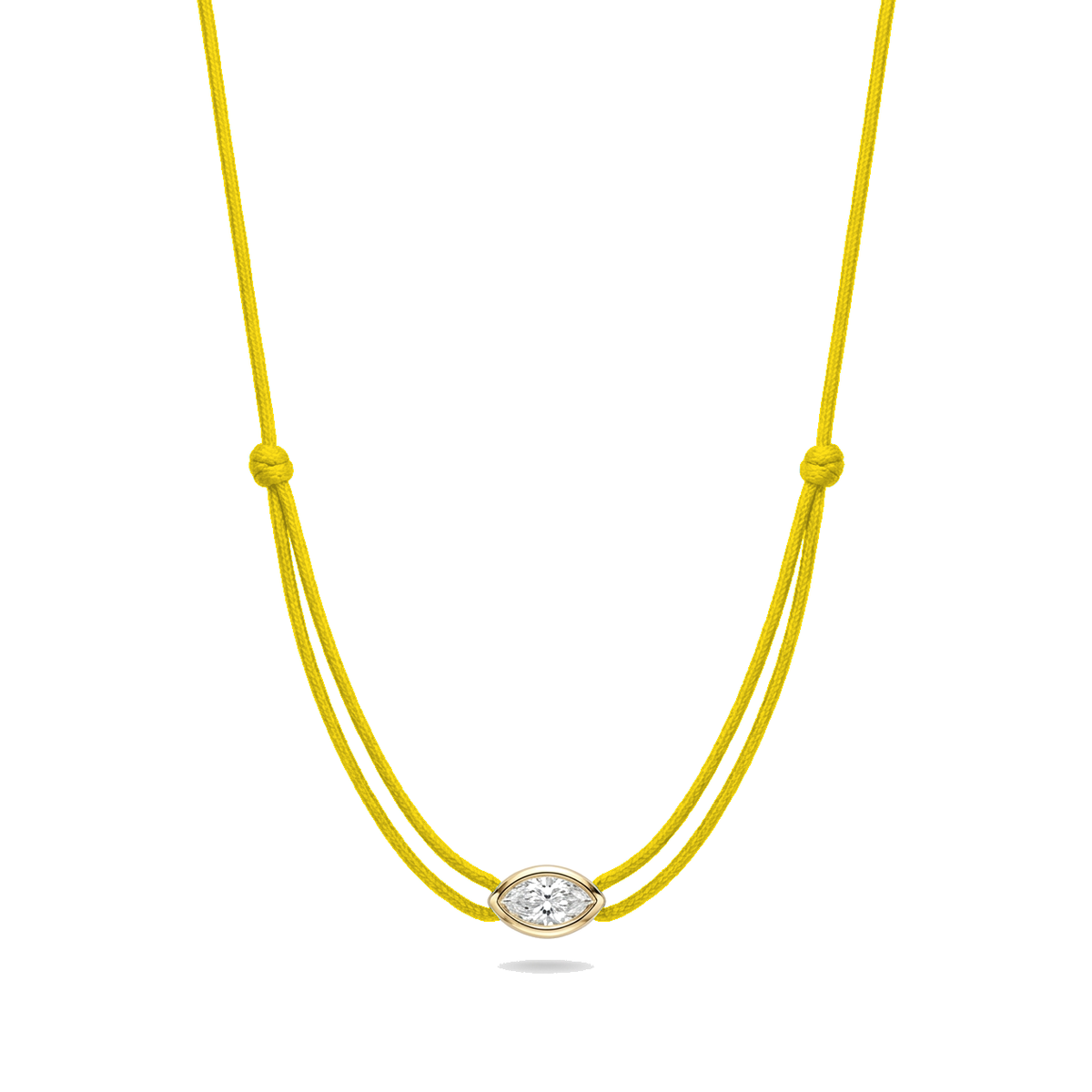 ll-cord:shapy-shine-marquise-necklace:Yellow