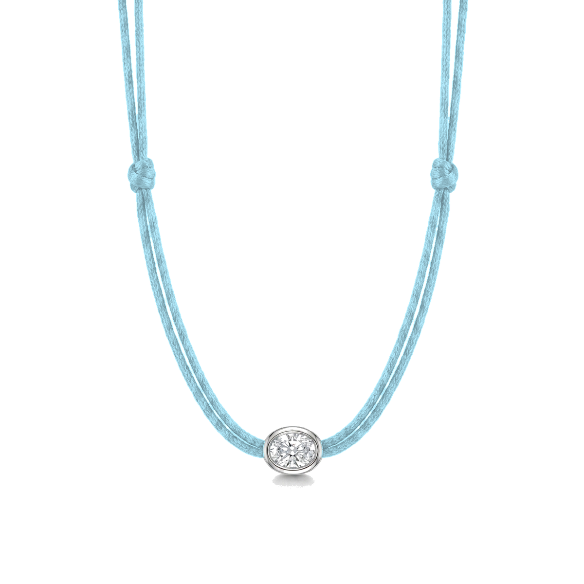 ll-cord:shapy-shine-oval-necklace:Light Blue