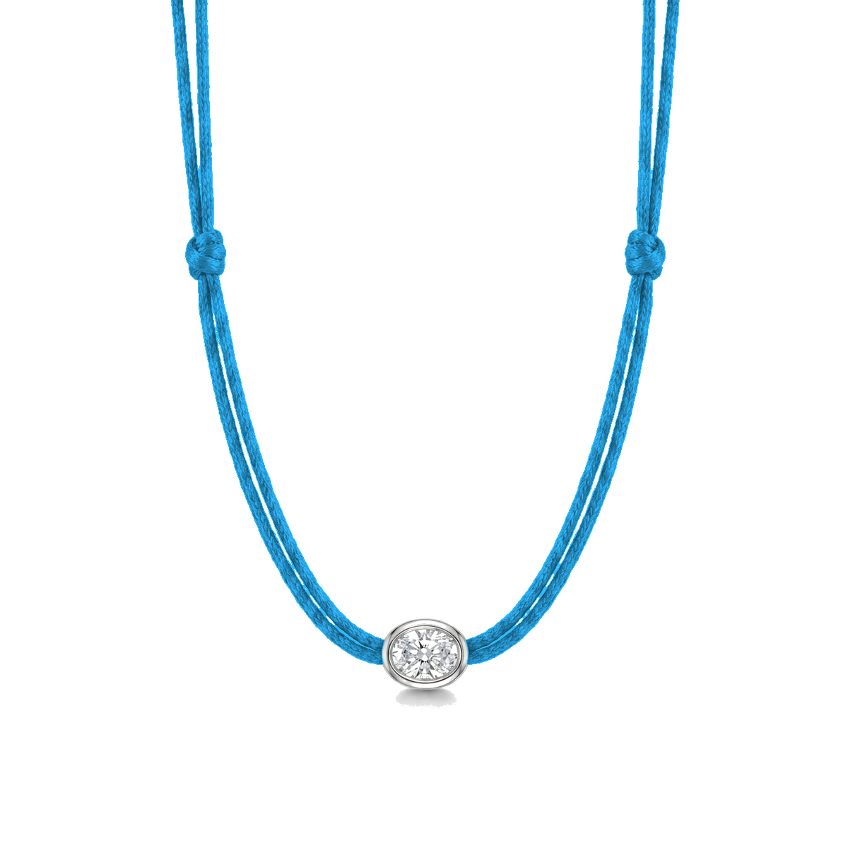 ll-cord:shapy-shine-oval-necklace:Turq Blue