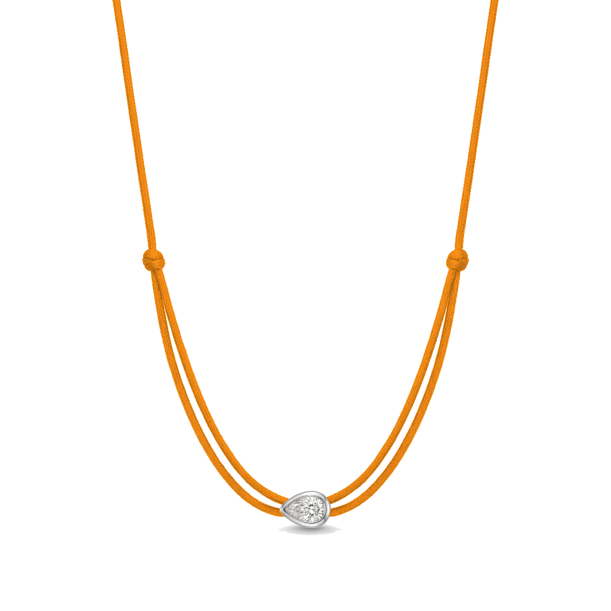 ll-cord:shapy-shine-pear-necklace:Orange