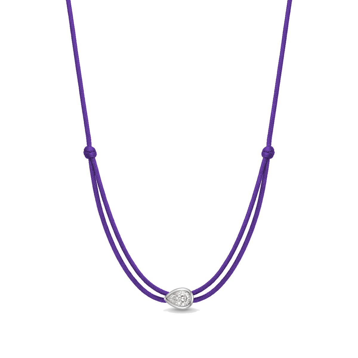 ll-cord:shapy-shine-pear-necklace:Purple