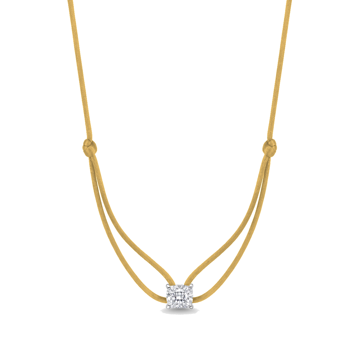 ll-cord:shapy-sparkle-longcushion-necklace:Gold