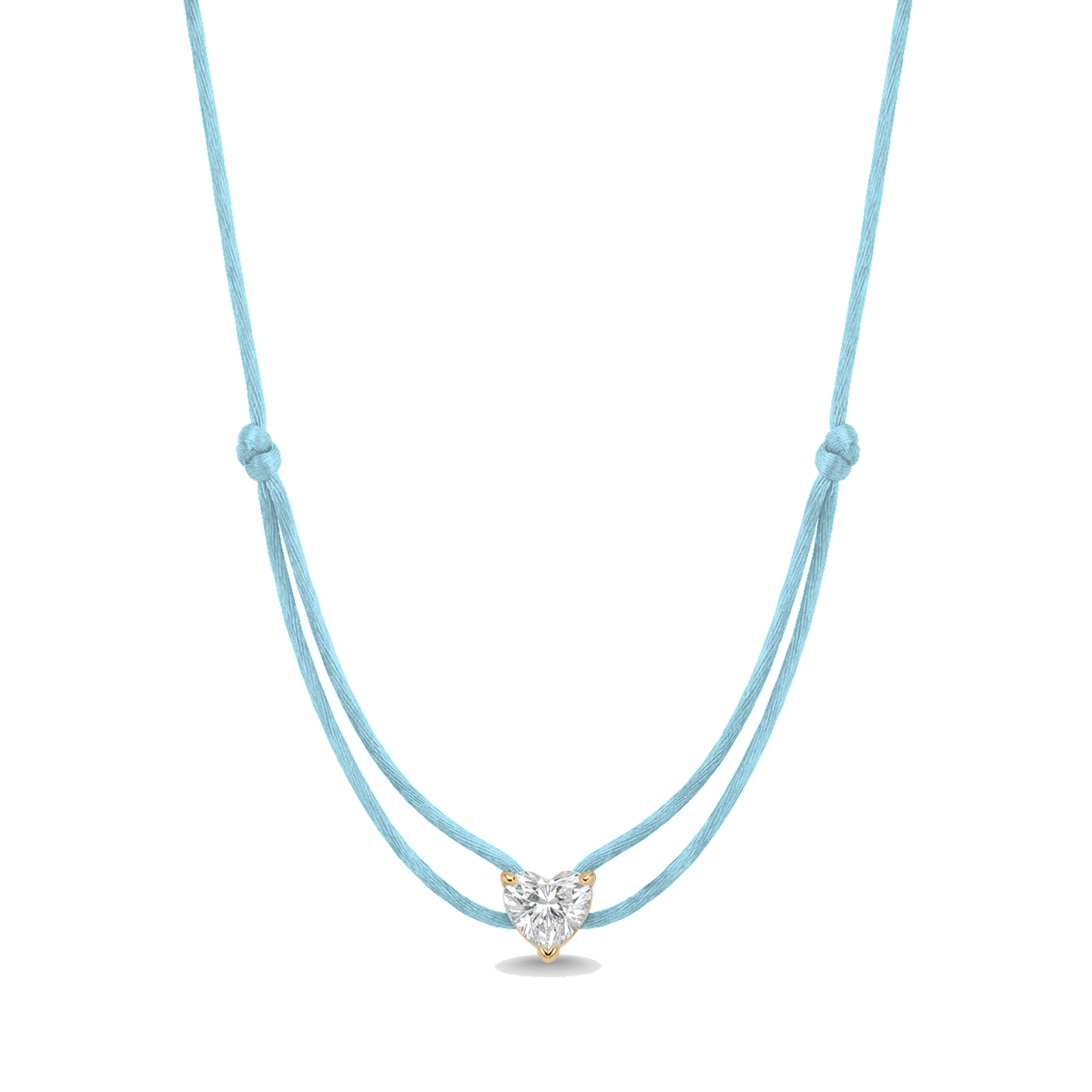 ll-cord:shapy-sparkle-heart-necklace:Light Blue