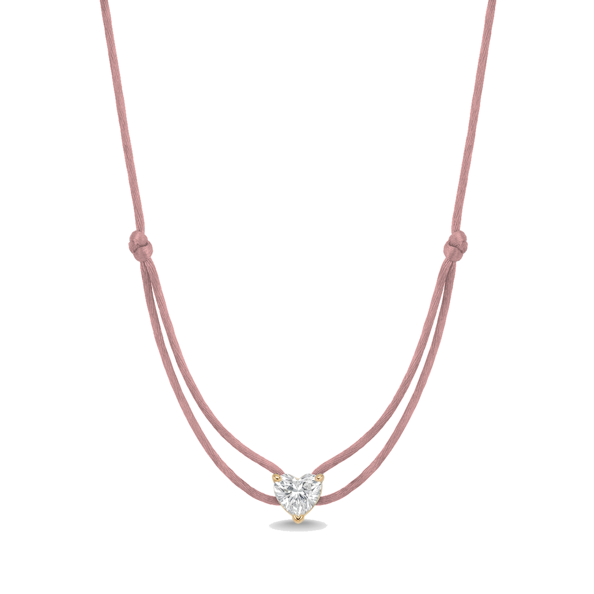 ll-cord:shapy-sparkle-heart-necklace:Old Pink