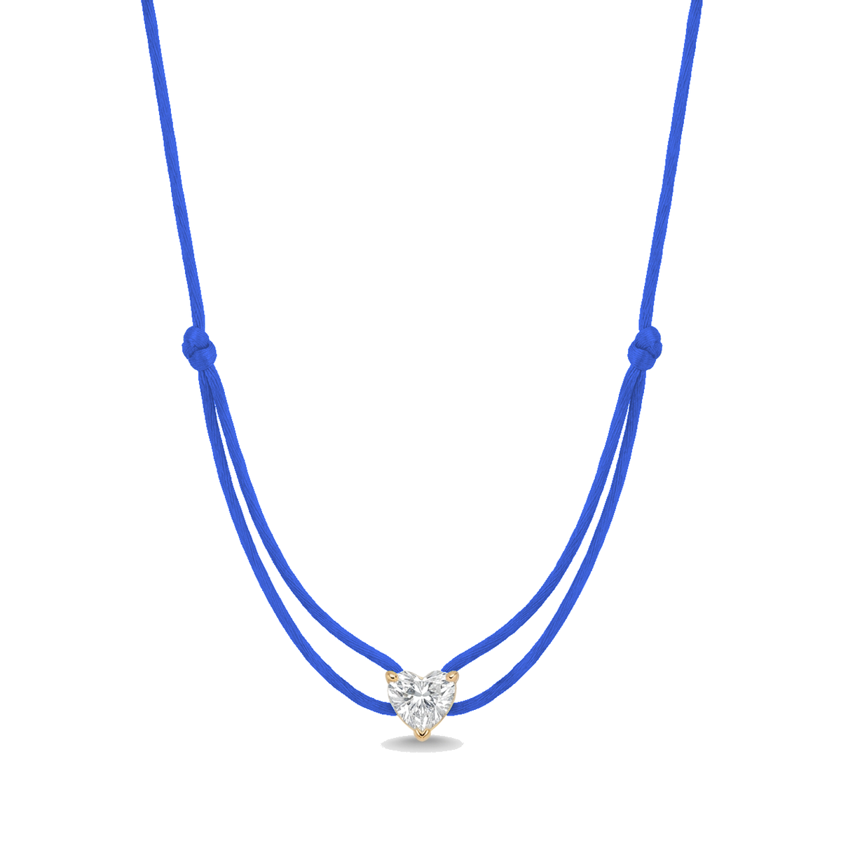 ll-cord:shapy-sparkle-heart-necklace:Royal Blue