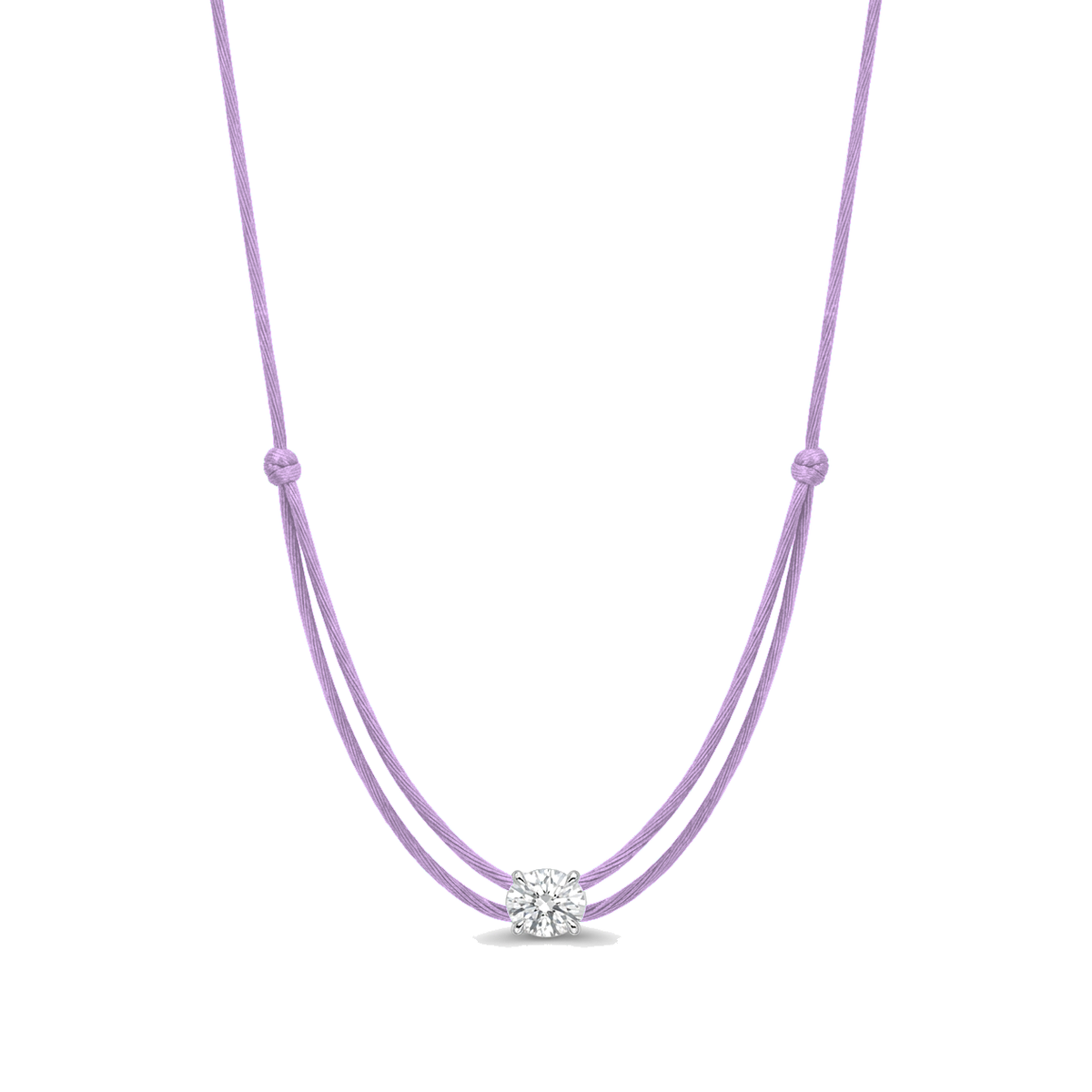 ll-cord:shapy-sparkle-oval-necklace:Lavendel