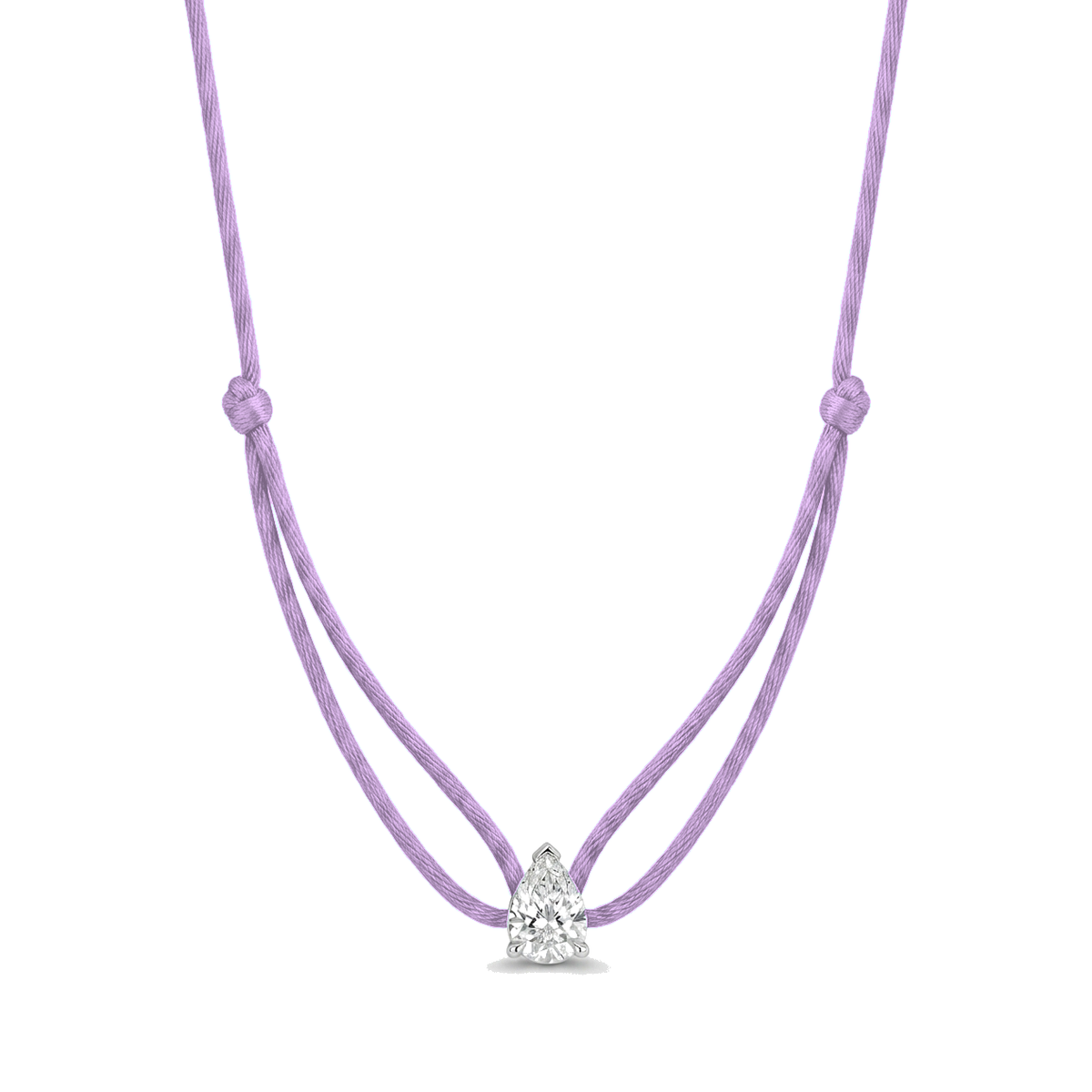 ll-cord:shapy-sparkle-pear-necklace:Lavendel