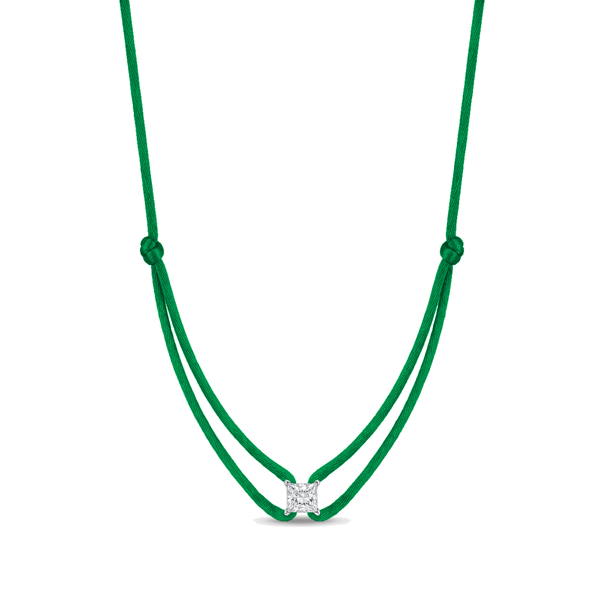 ll-cord:shapy-sparkle-princess-necklace:Green