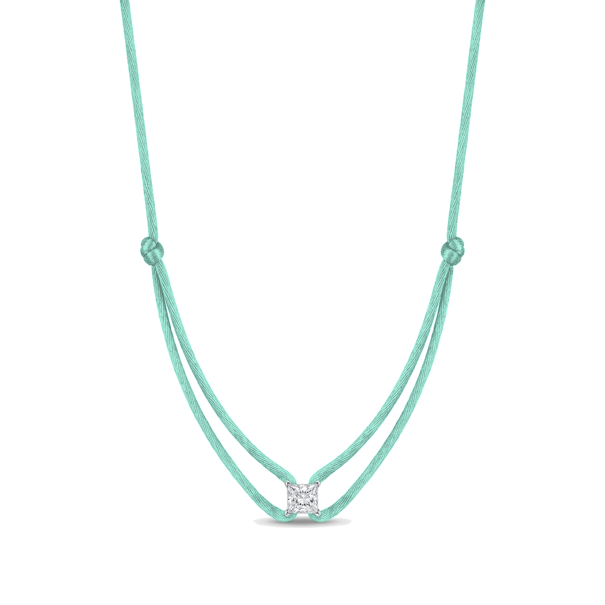ll-cord:shapy-sparkle-princess-necklace:Mint Green