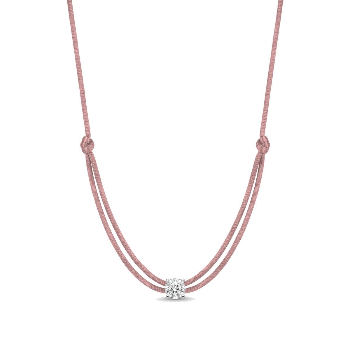 ll-cord:shapy-sparkle-round-necklace:Old Pink