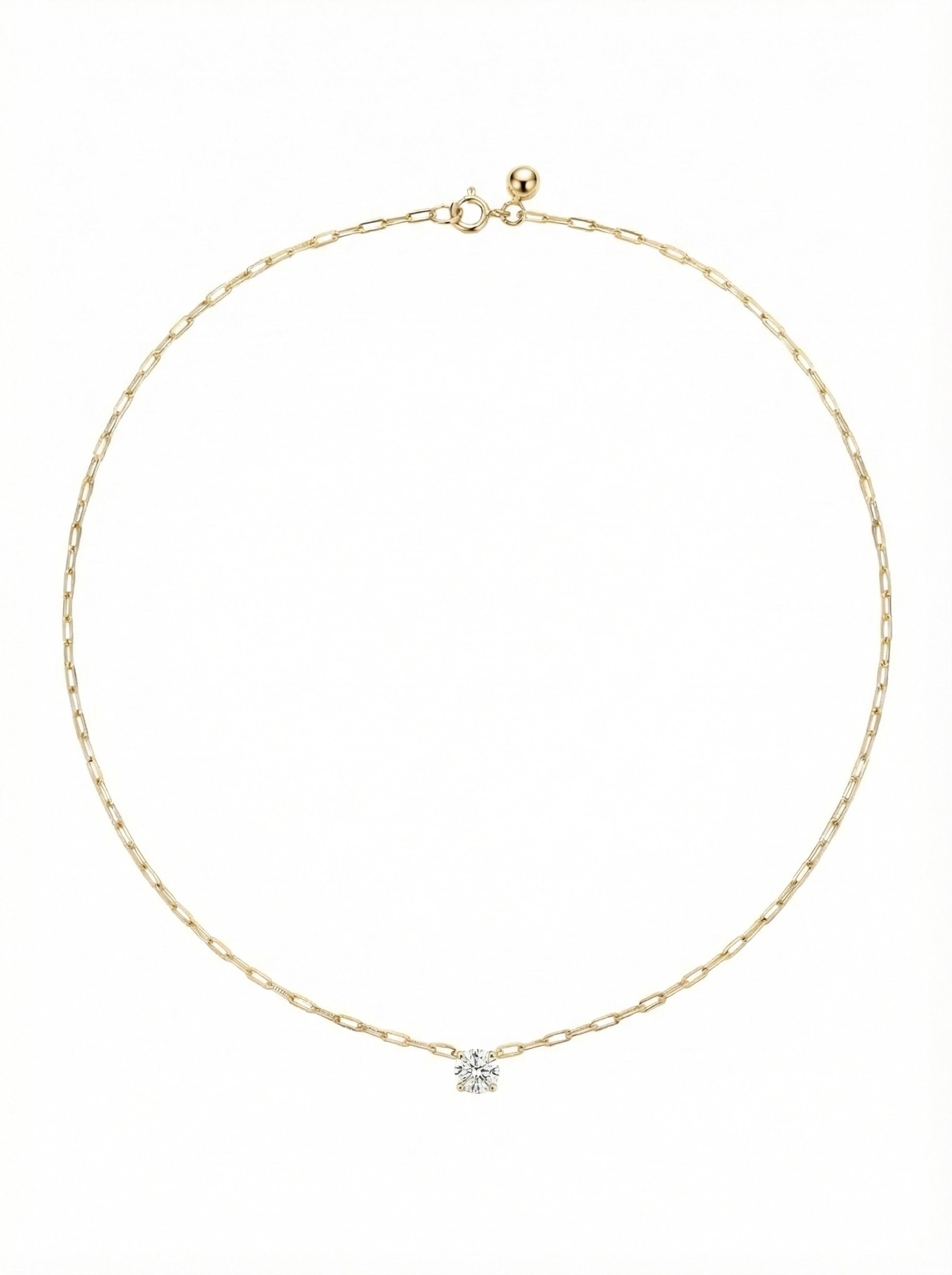 Classy Figaro Round Yellow Necklace full