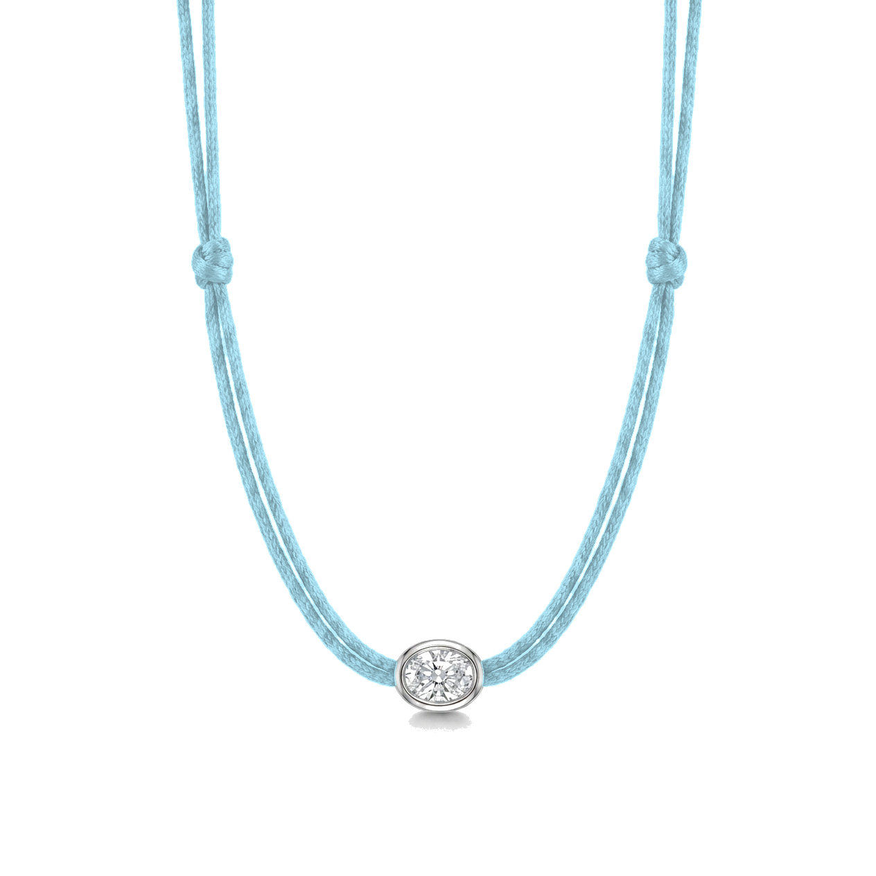 Shapy Shine Oval Necklace