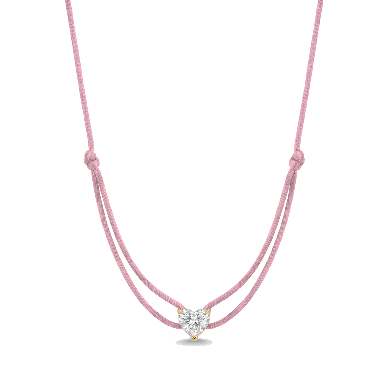 Shapy Sparkle Heart Necklace