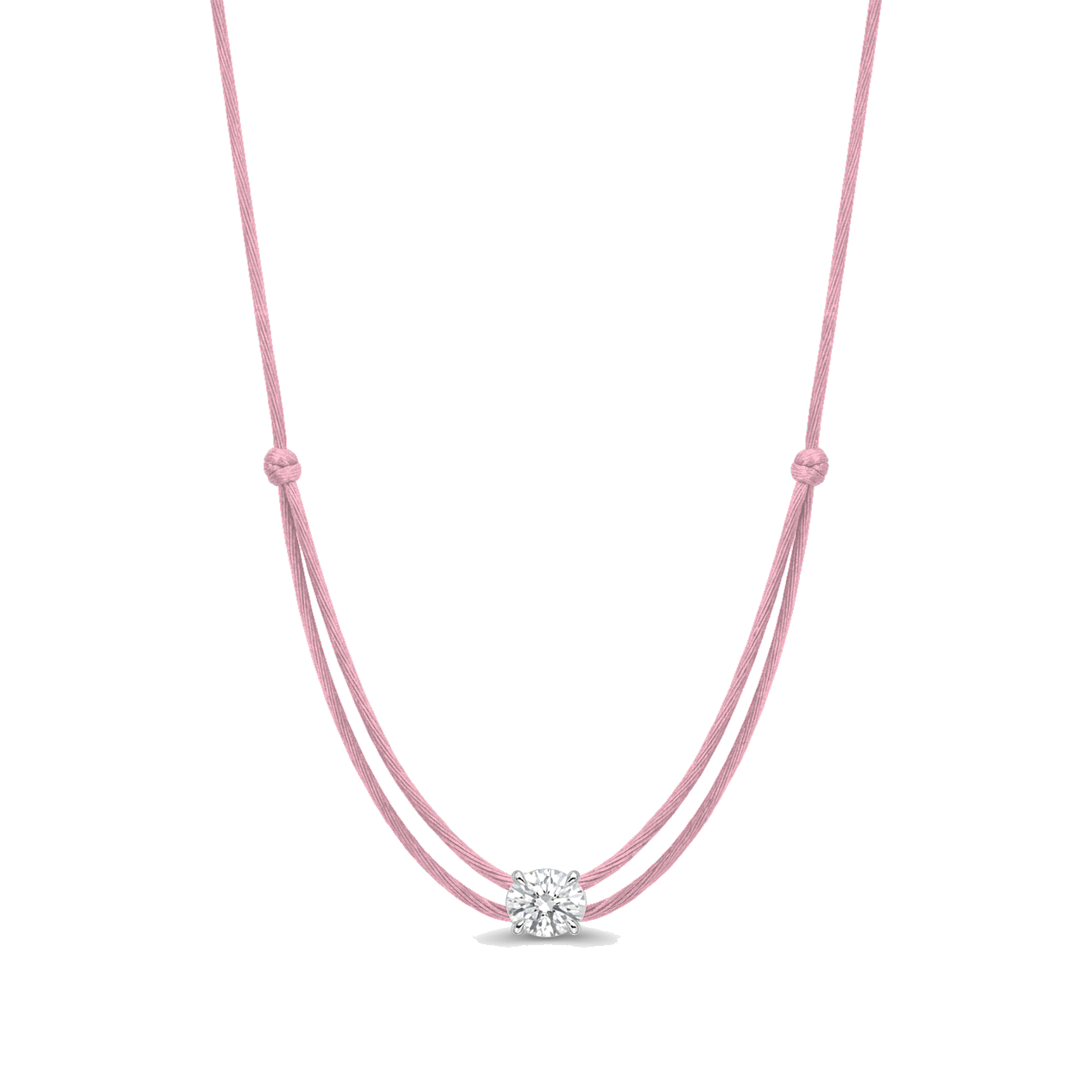 Shapy Sparkle Oval Necklace